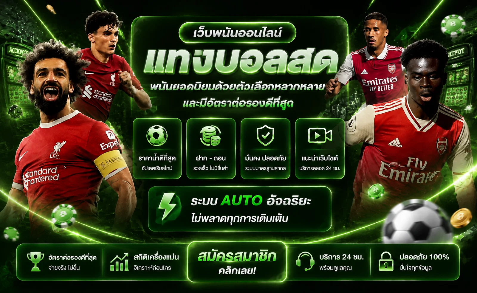 แบนเนอร์กีฬาและการติดตามผลบอลสดบน JP789